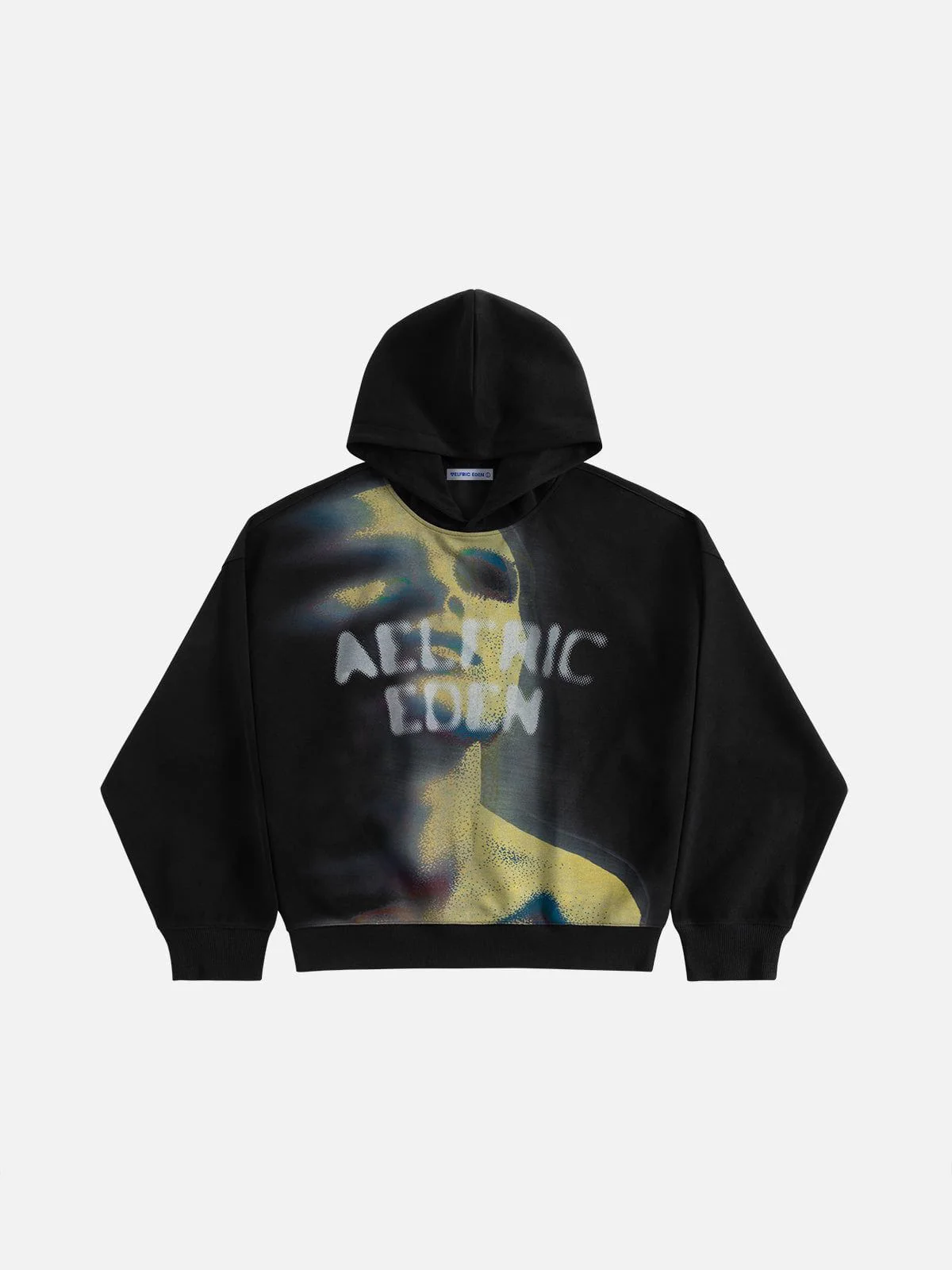 Aelfric Eden Oversized Thermal Pattern Pullover Hoodie