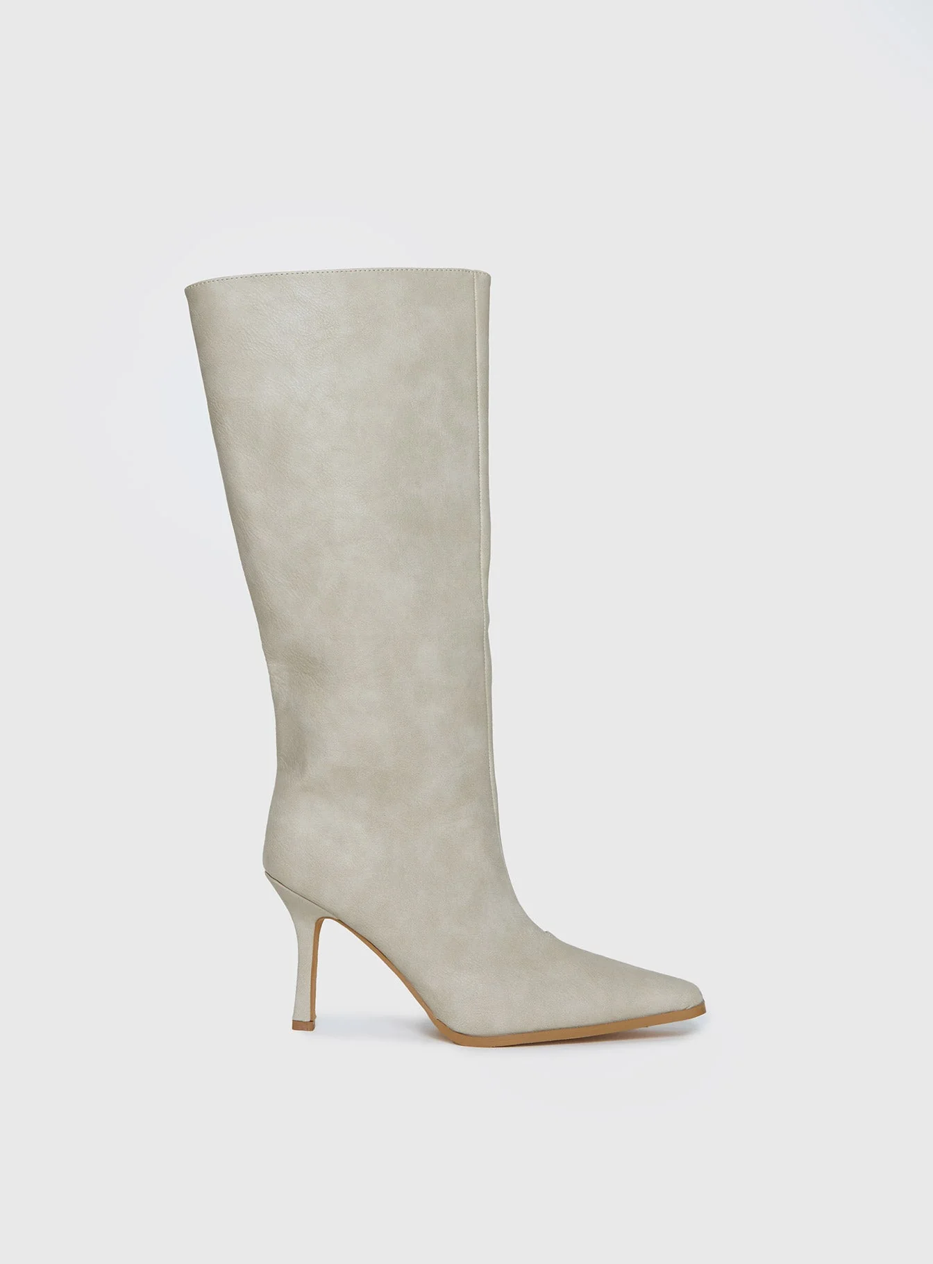 Cecil Knee High Boots Bone