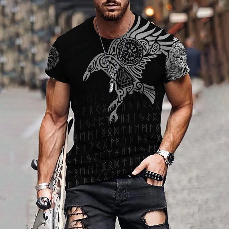 Men'S Viking Graphic T Shirt