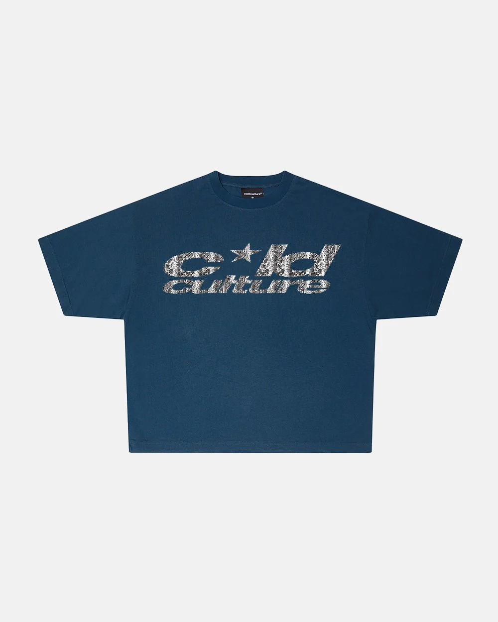 WILD SNAKE TEE NAVY BLUE