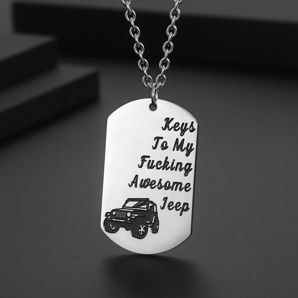 Military Pendant Necklace