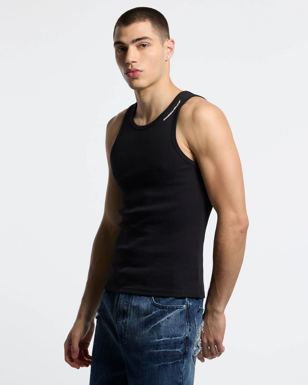 LOW KEY BASIC TANK TOP 2 PACK WHITE & BLACK