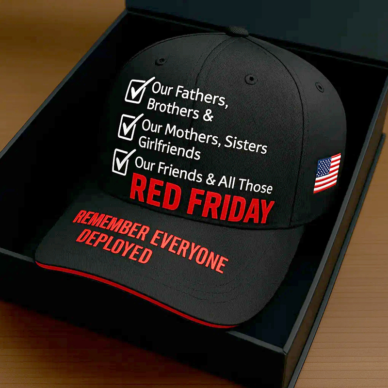 Red Friday Art Print Hat