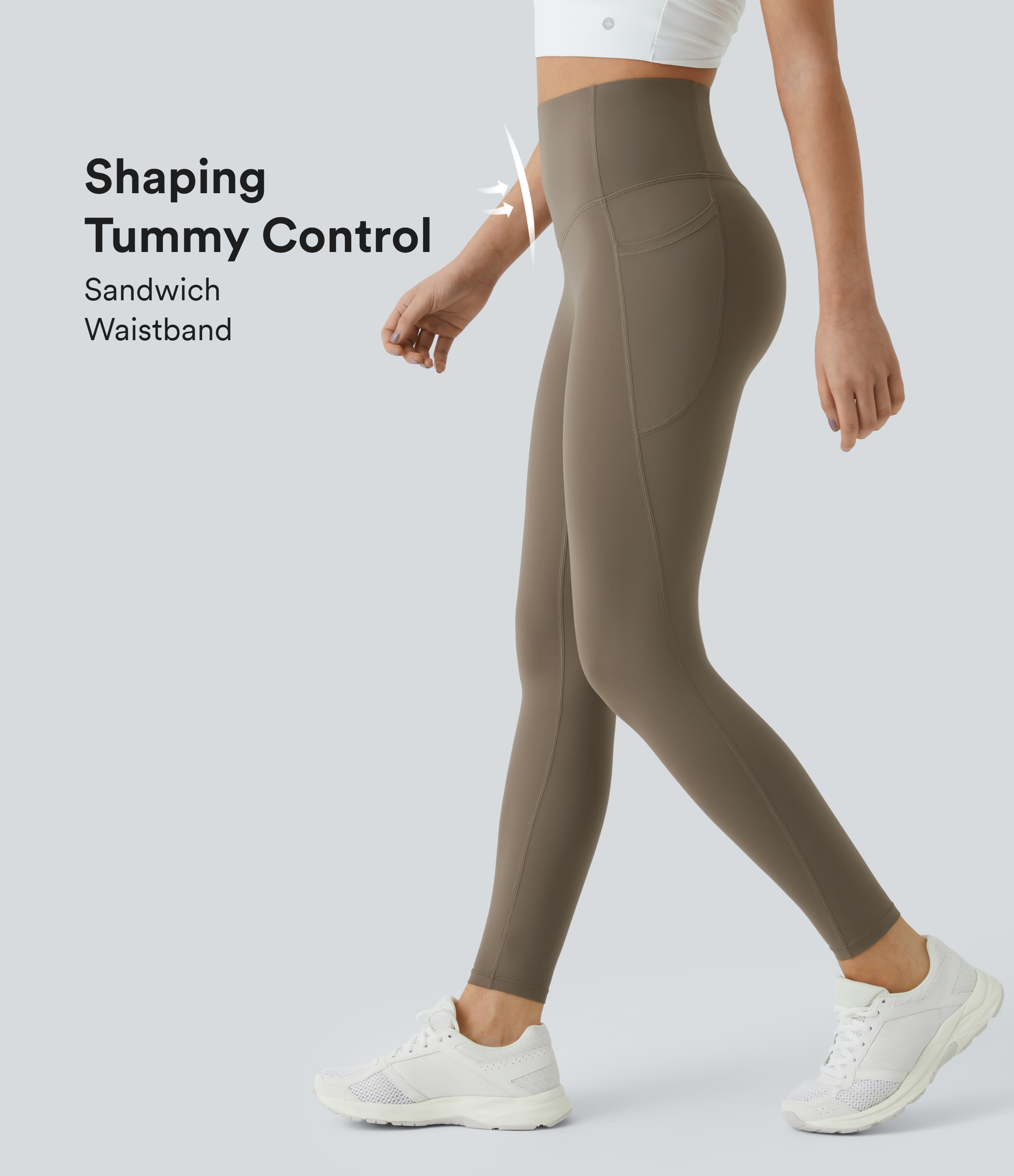 Halara UltraSculpt™ High Waisted Tummy Control Pocket Shaping Training Leggings