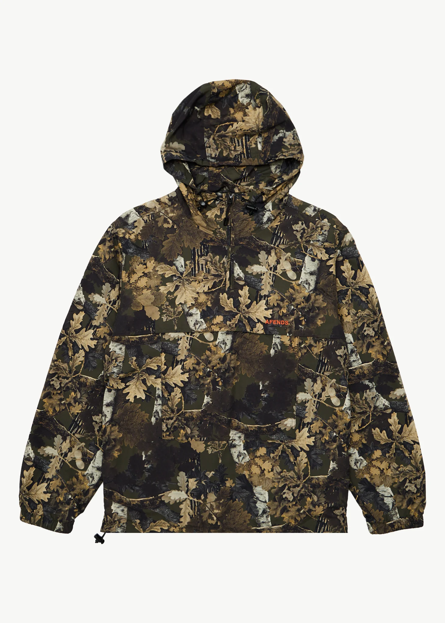 AFENDS Mens System -  Water Resistant Spray Anorak Jacket - Find Me