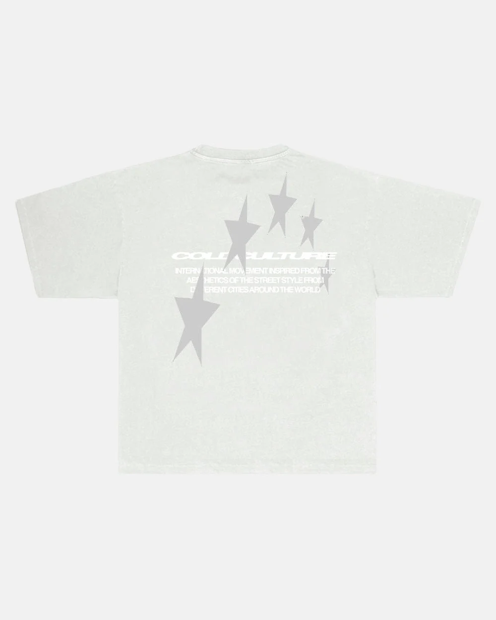 COSMOS ARC TEE LIGHT GREY