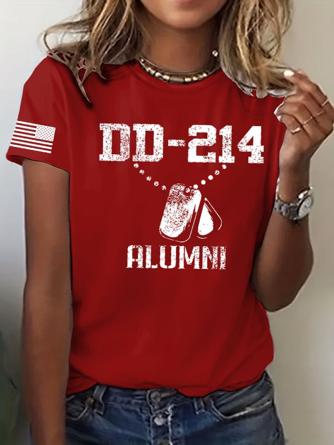Women's DD-214 Printed T-Shirt