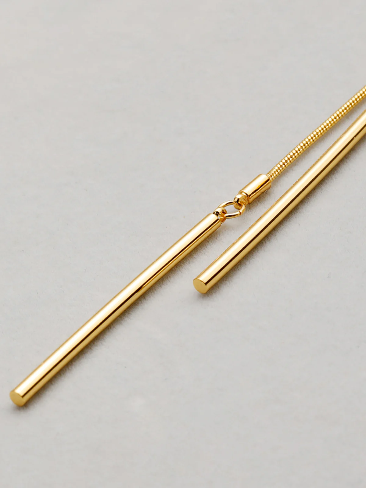 Bar Pendant Adjustable Lariat Necklace