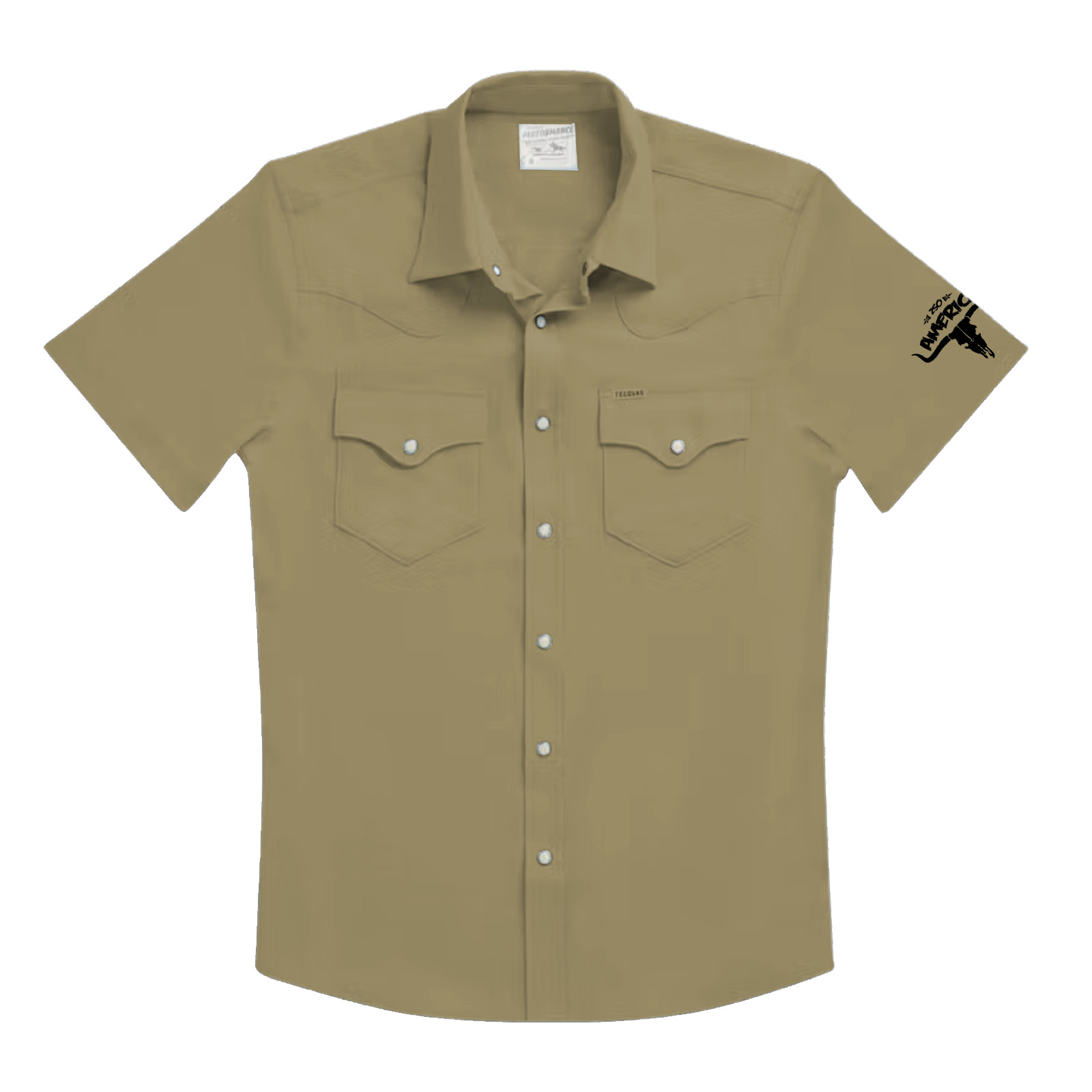 Men's Performance Western Short Sleeve Pearl Snap