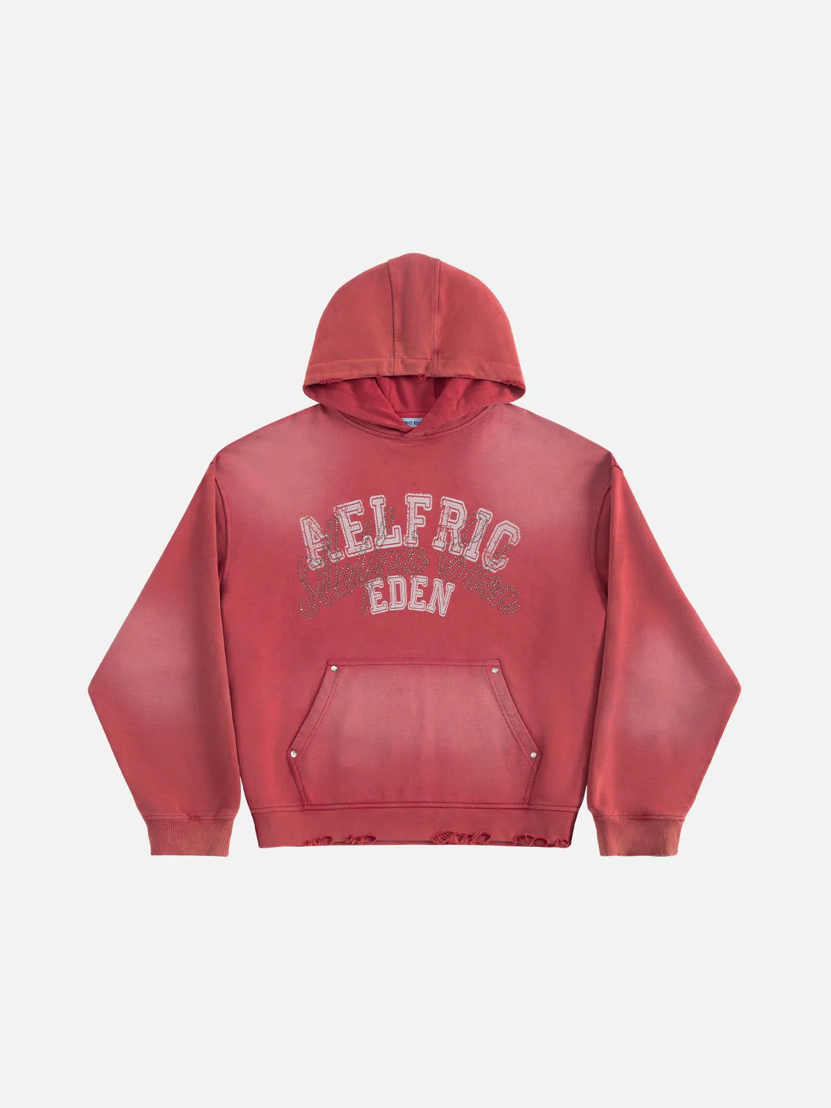 Aelfric Eden Boxy Rhinestone 77 Graphic Pullover Hoodie