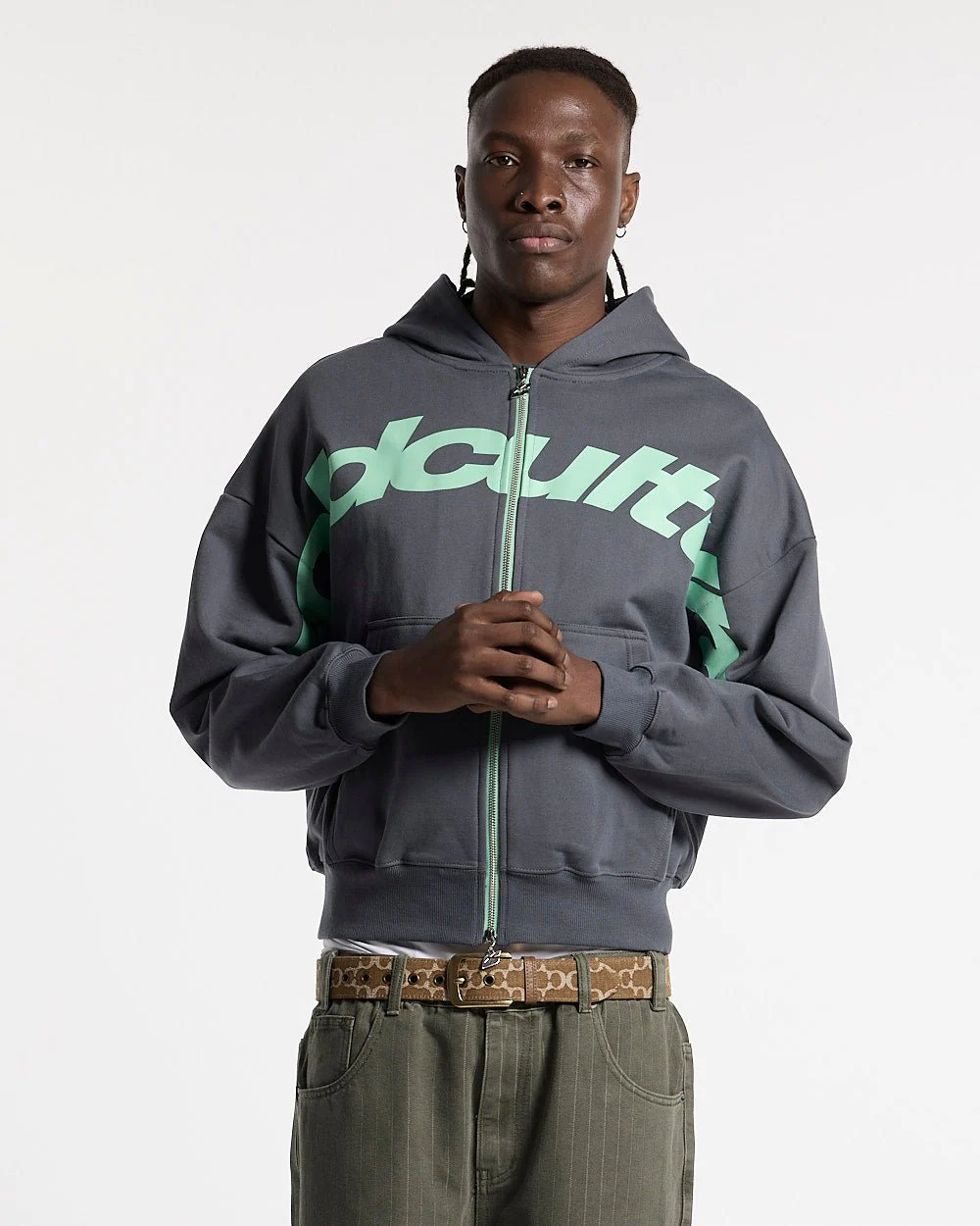 DRIVEN ZIP HOODIE INDIGO BLUE