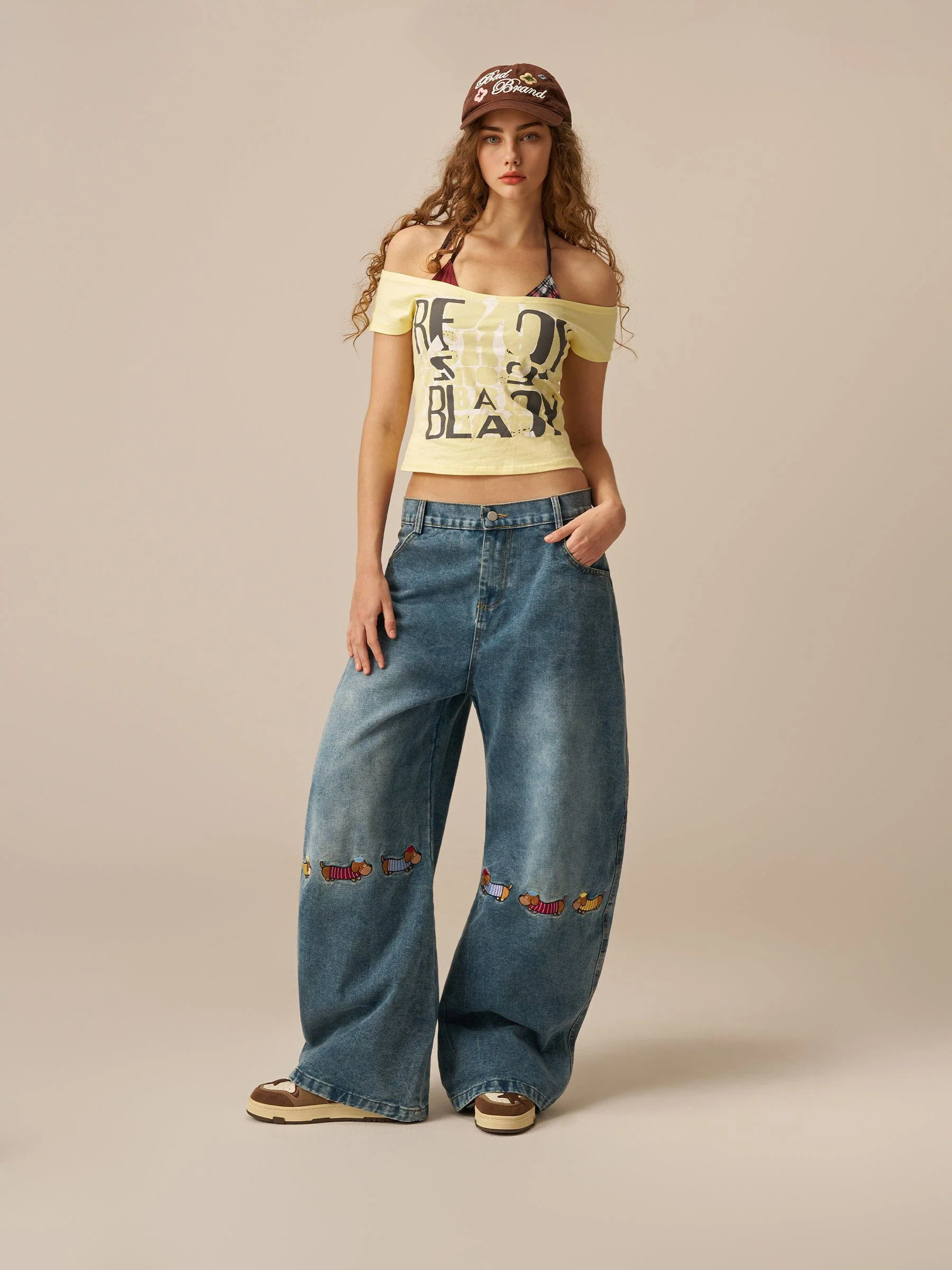 Aelfric Eden Baggy Barrel Dog Jeans