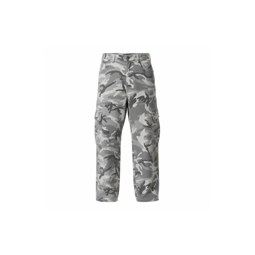 CAMO | WIDE-LEG PANTS