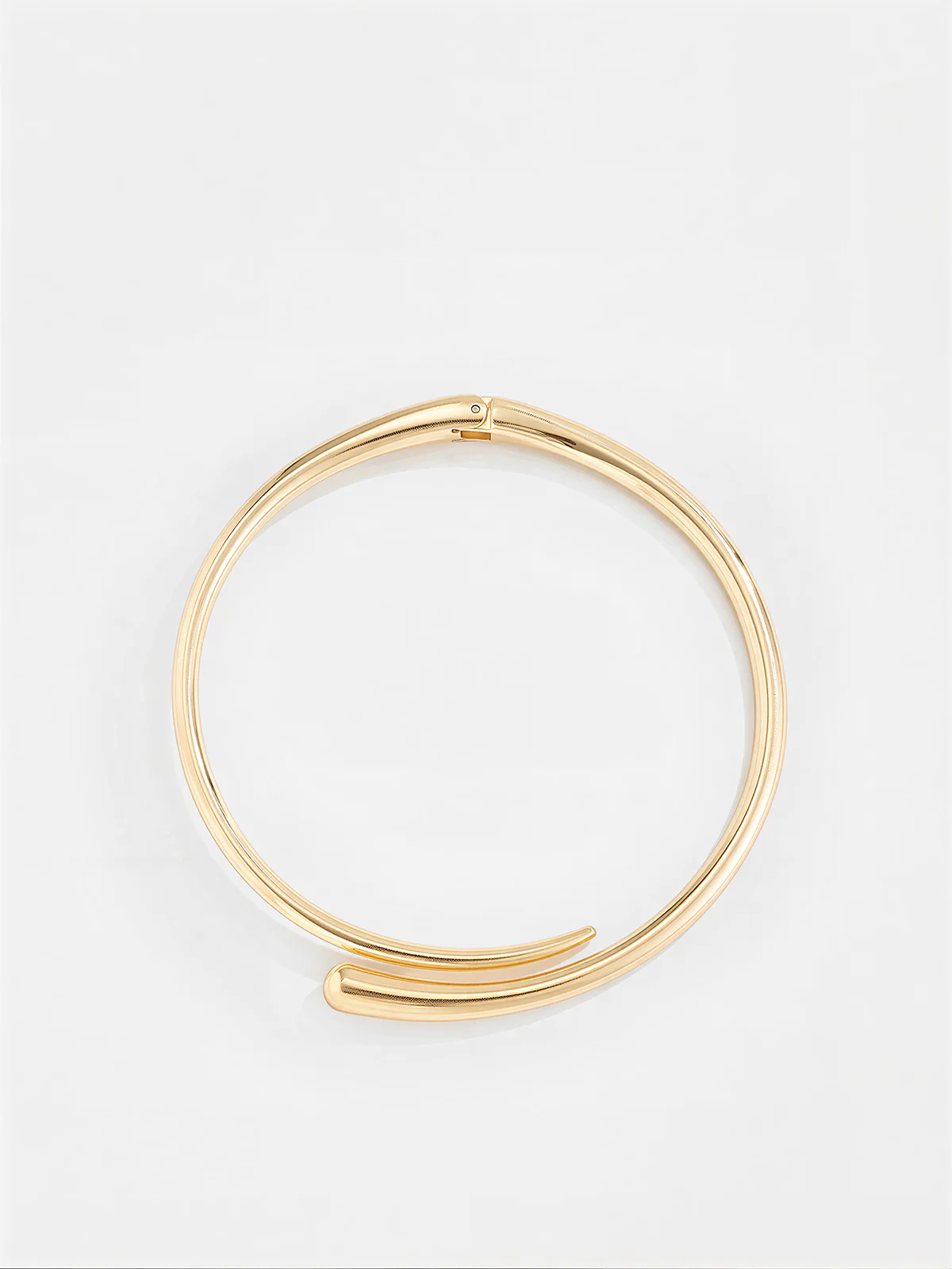 Gold-Tone Open Cuff Choker