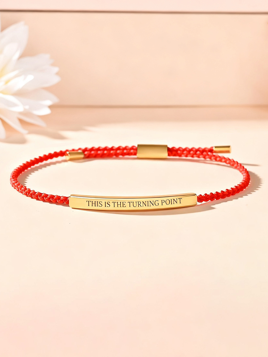 This Is Turning Point Adjustable Bracelet
