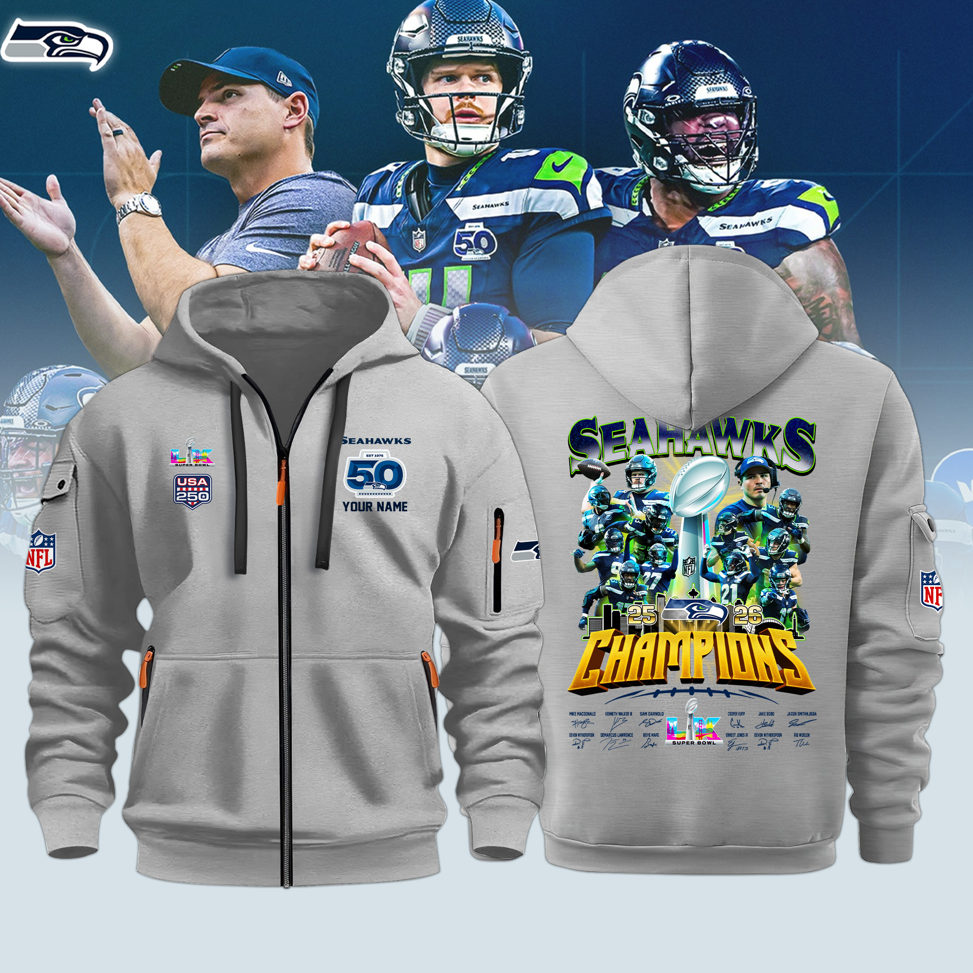 3GANCVSEAH988311 Heavy Hoodie