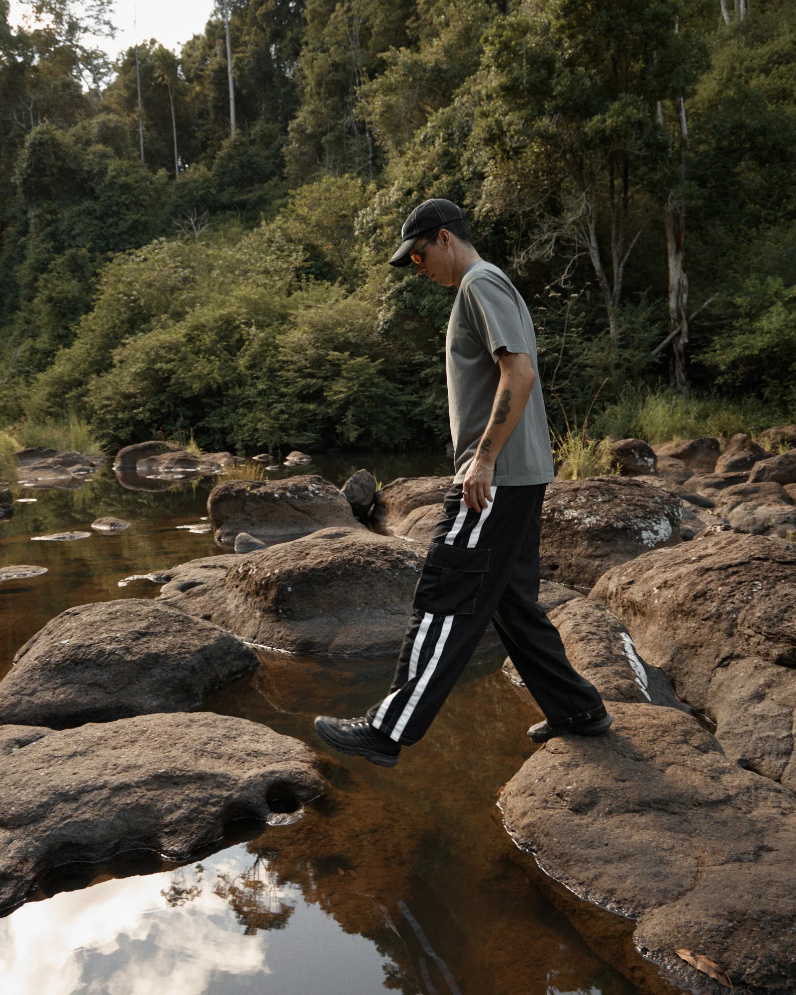 AFENDS Mens House Related - Cargo Pant - Black