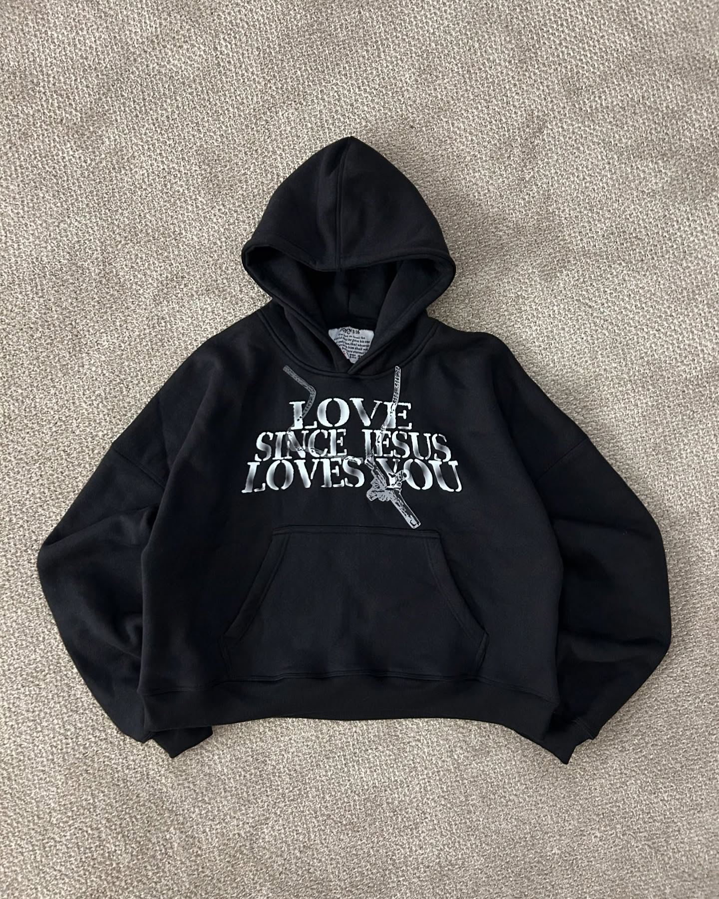 Jesus Love You Printed Hoodie