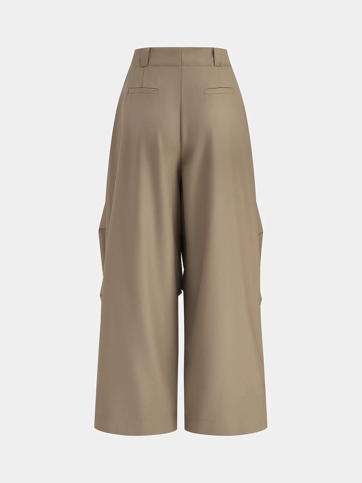 High-Waist Drawstring Parachute Pants