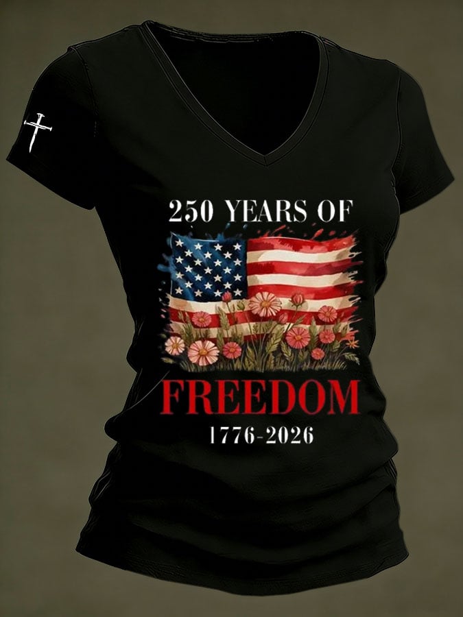 Women's Casual Printed Short-Sleeve T-Shirt