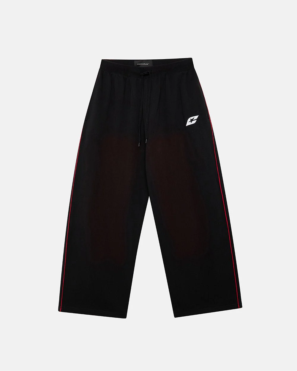 SAVAGE WASHED PANTS BLACK & RED
