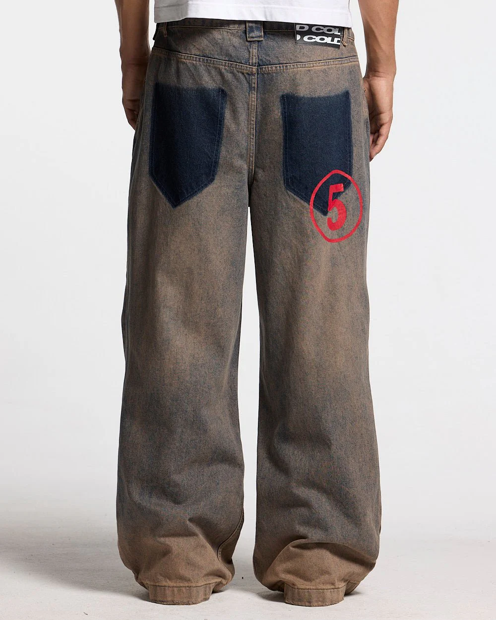 NUMBER 5 V3 DENIM PANTS DARK BLUE