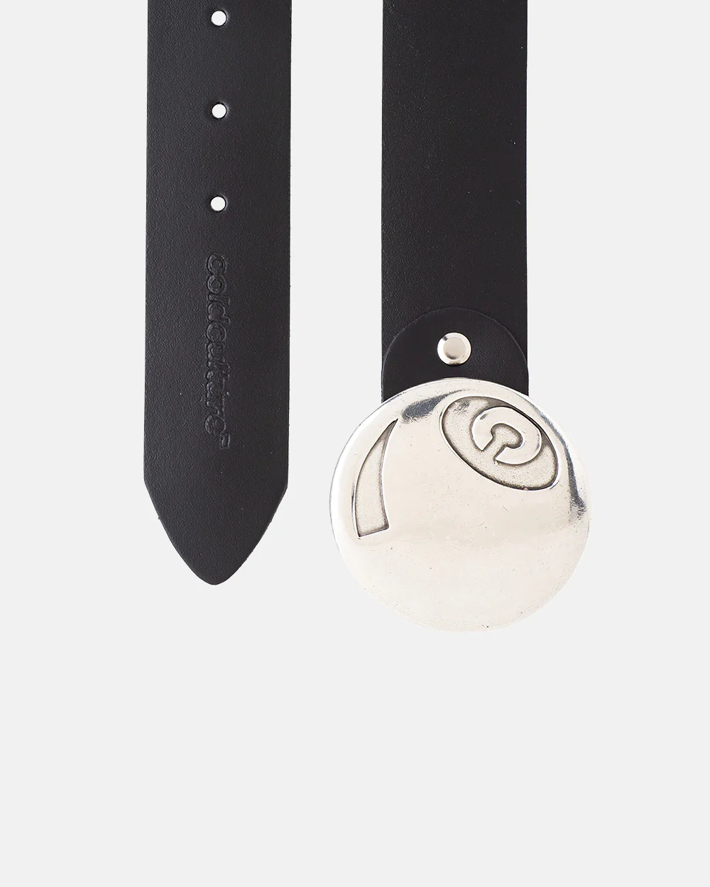 BILLIARD LEATHER BELT BLACK