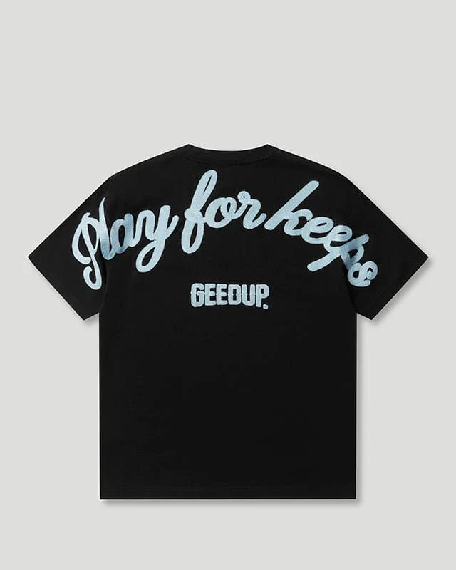 PFK Script T-Shirt Black/Blue
