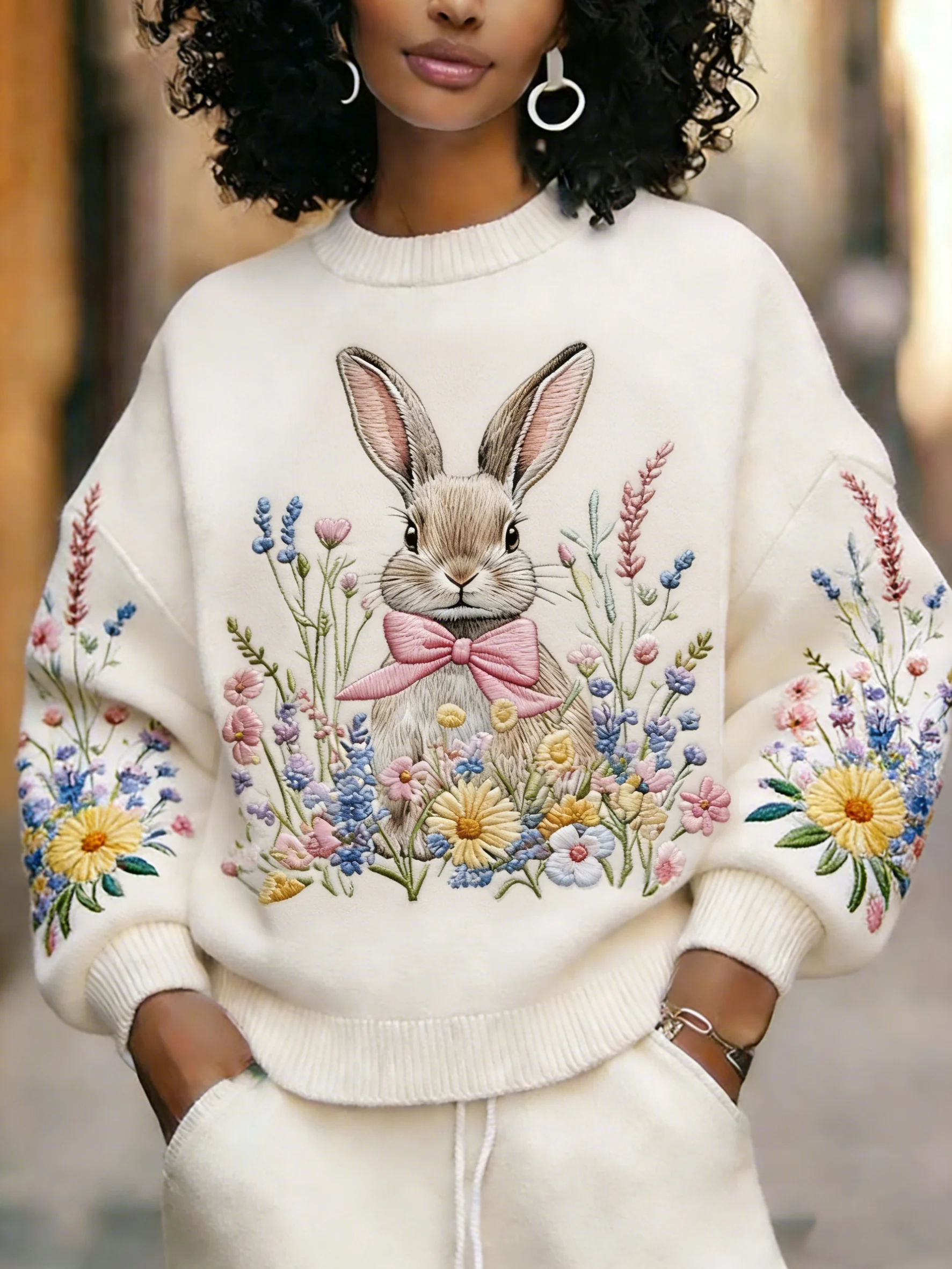 Women's Easter Bunny Top