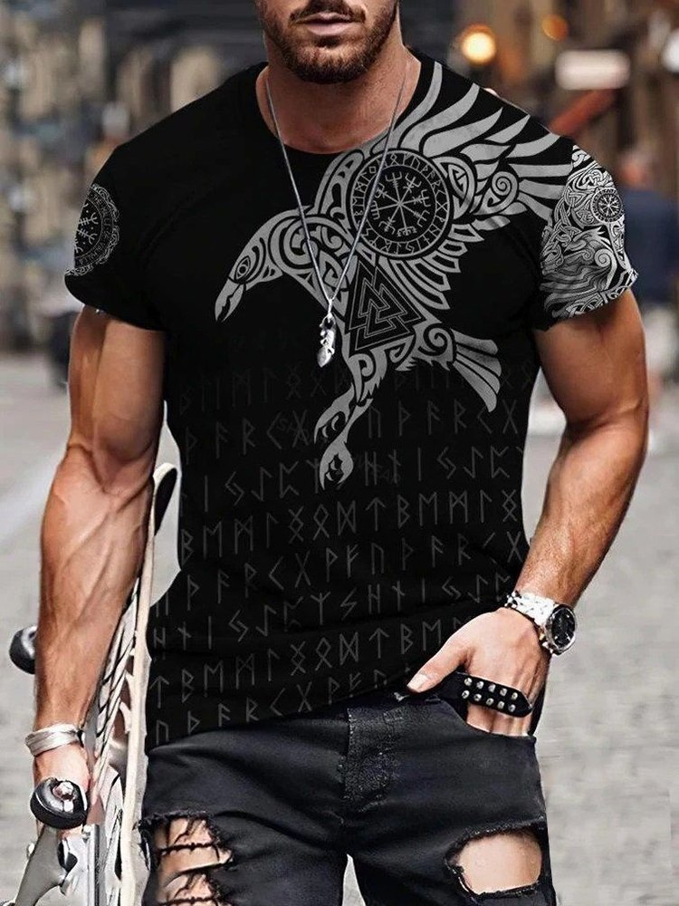 Men'S Viking Graphic T Shirt