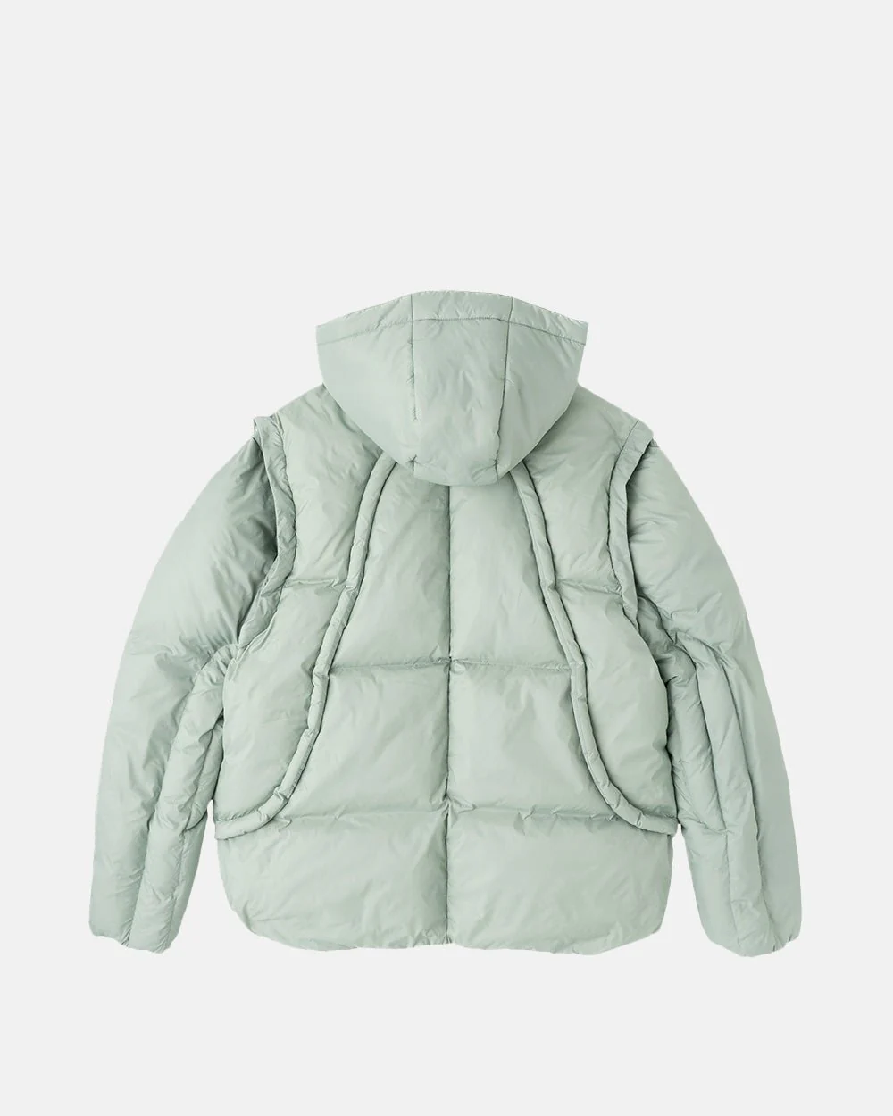 MULTIFUNCTIONAL PUFFER JACKET PISTACHIO GREEN
