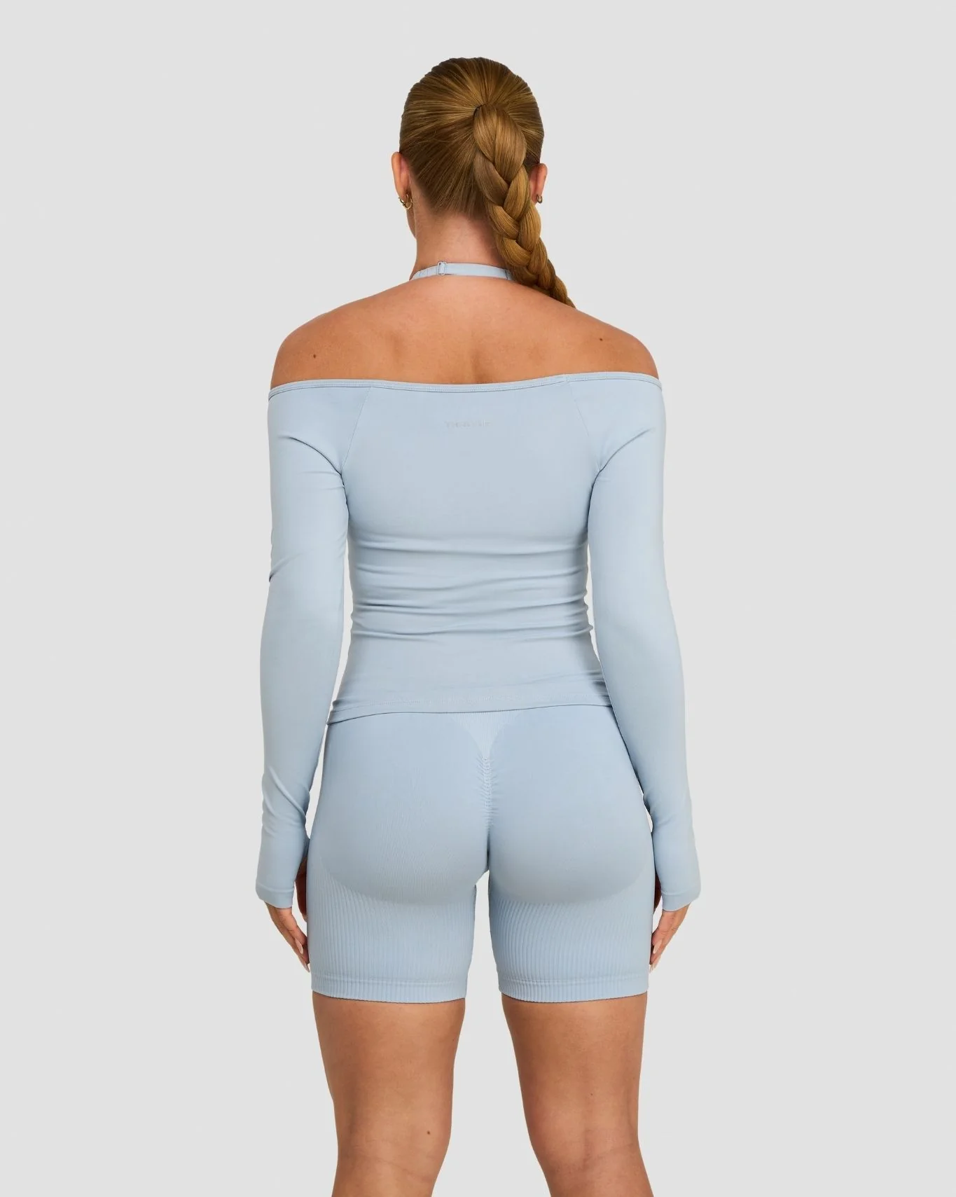 Elevate™ Sculpting Seamless V-Neck Top | Blue Haze