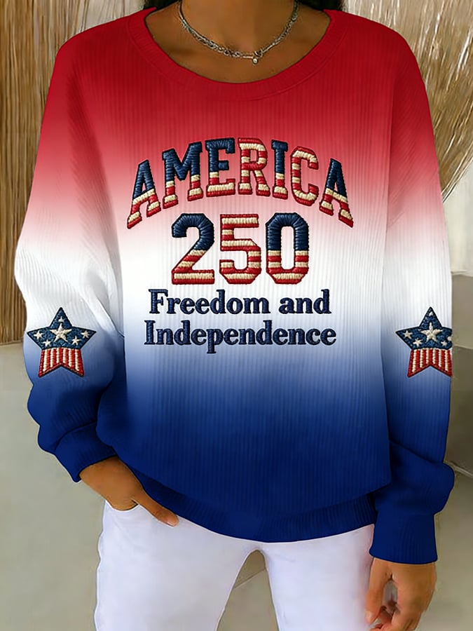 Women's Vintage America 250th Anniversary   Print T-Shirt