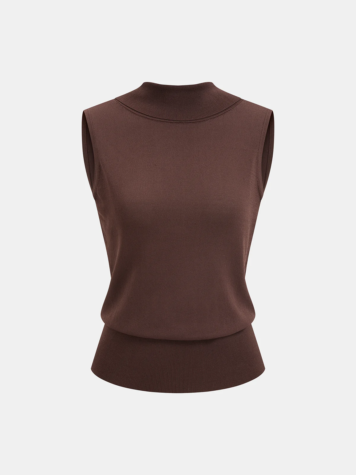 Backless Sleeveless Knit Top