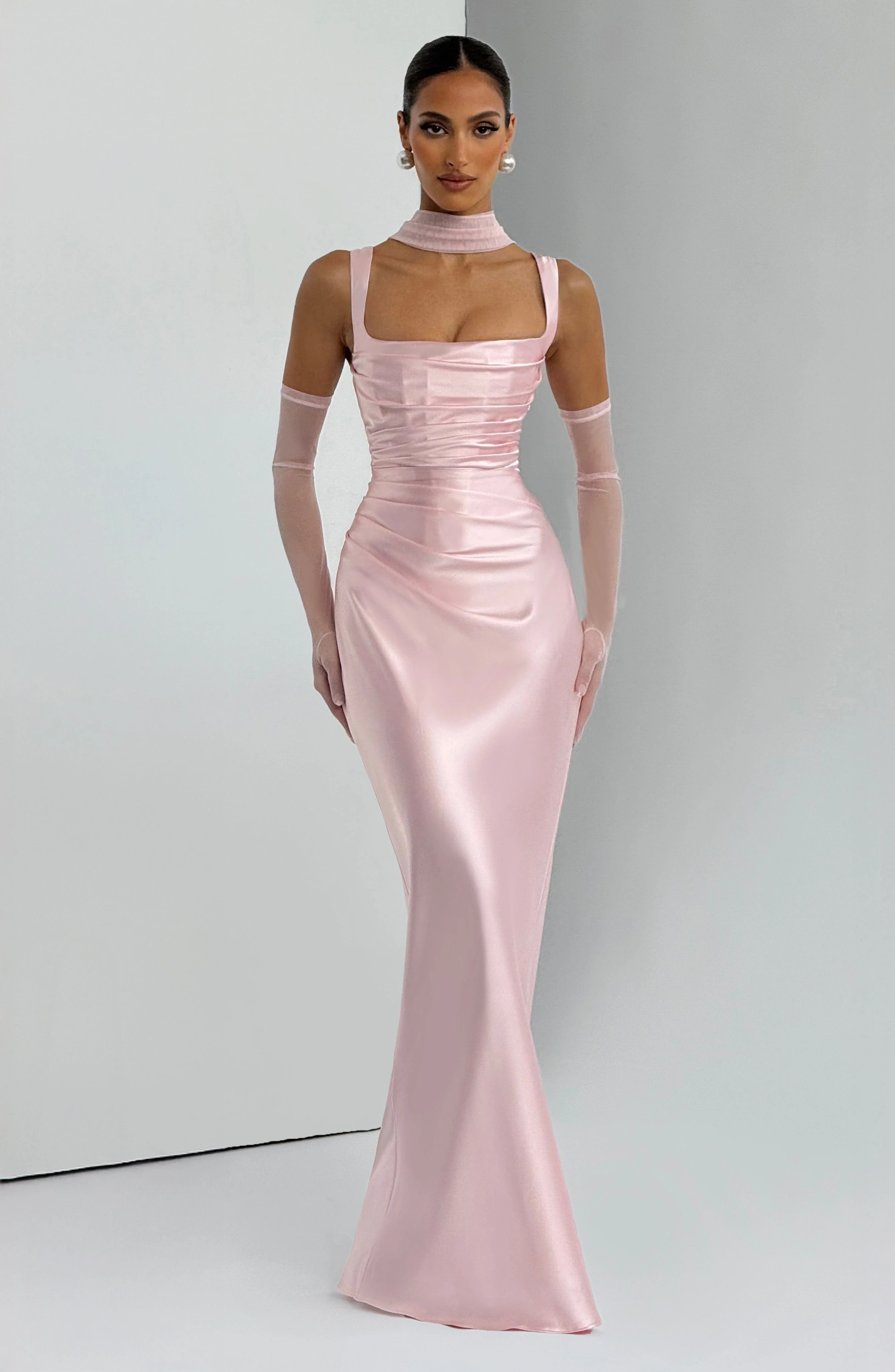 Calanthe Maxi Dress - Blush