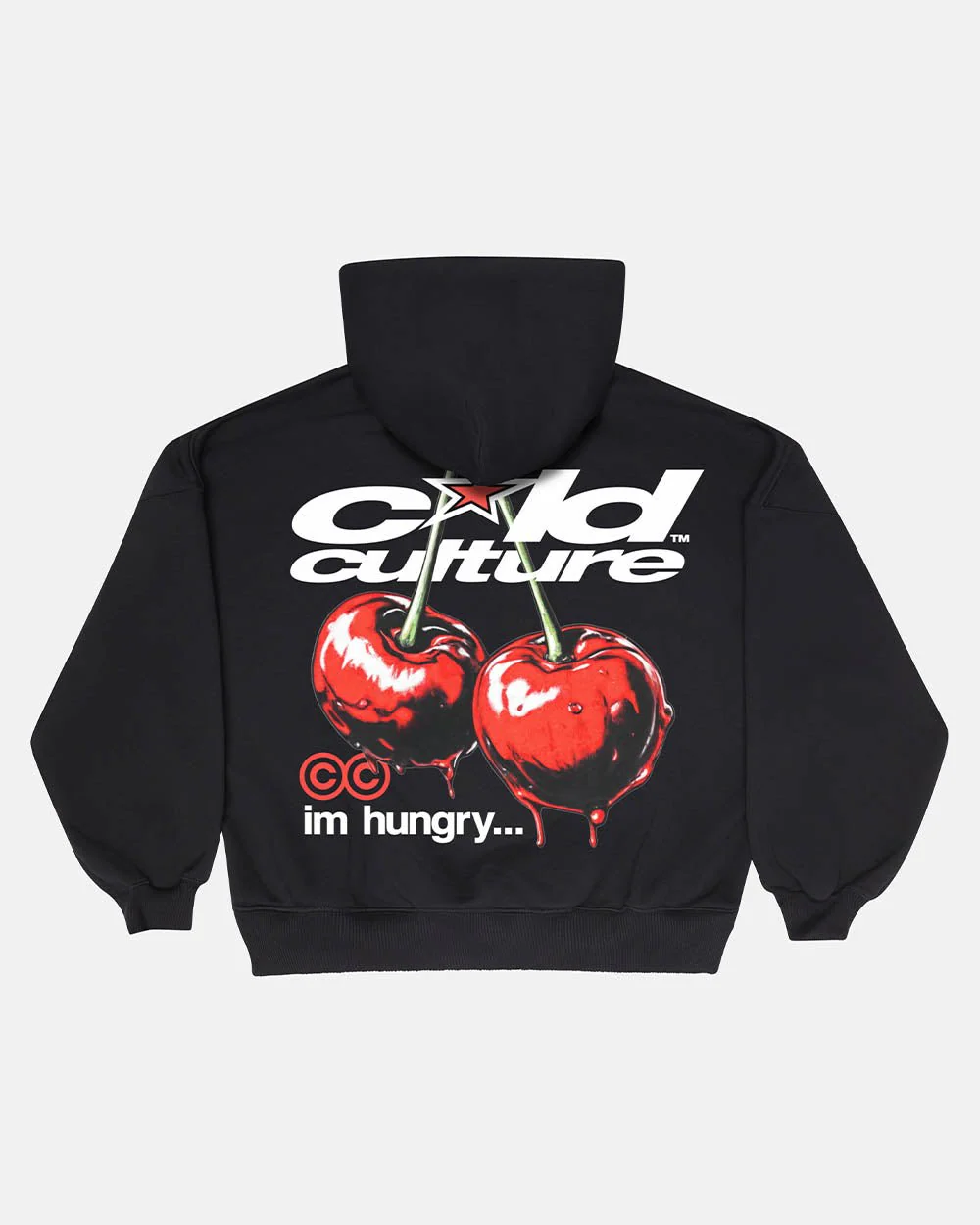 CHERRY HOODIE BLACK