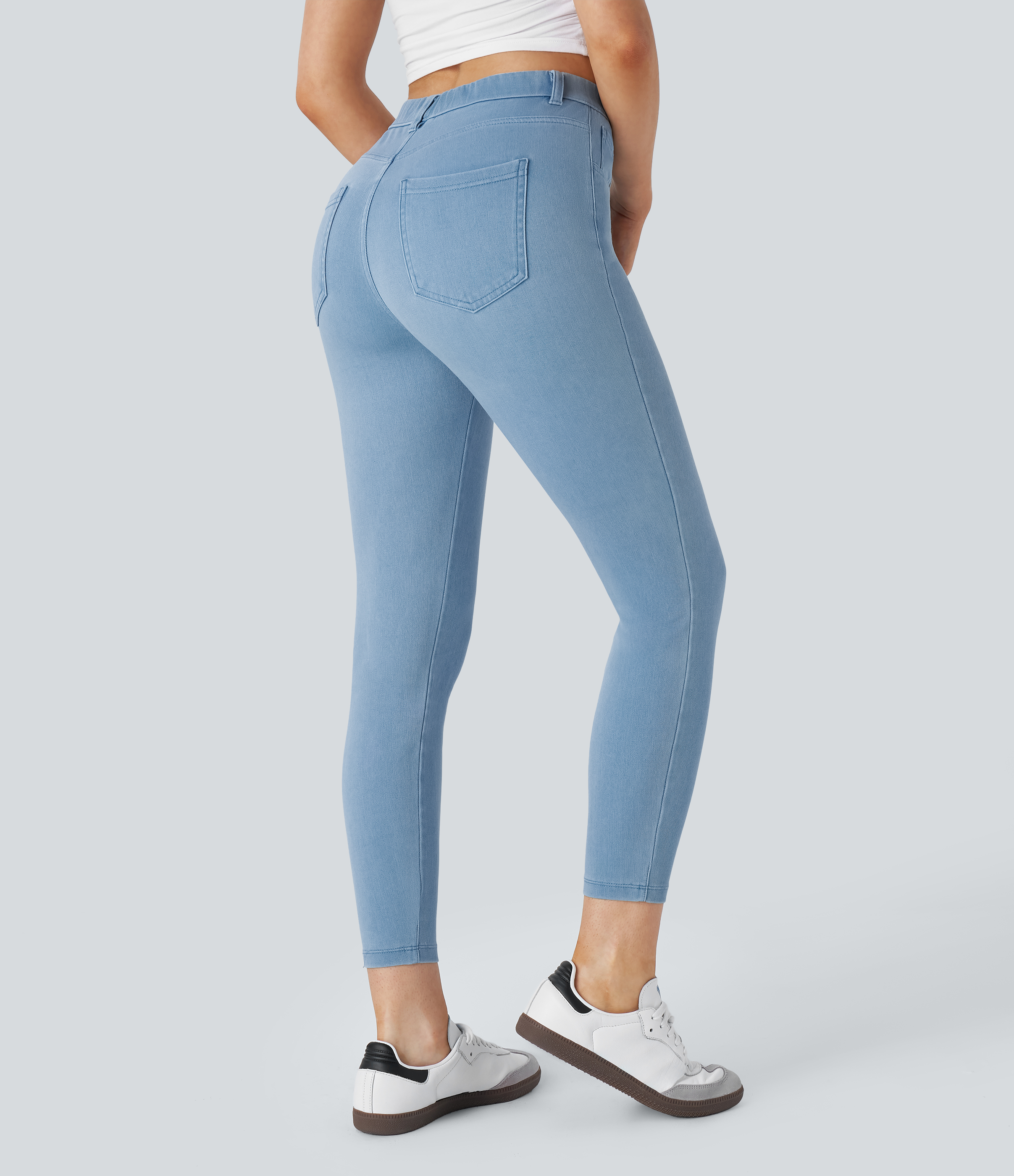 Halara Flex™ High Waisted Pockets Denim Work Leggings