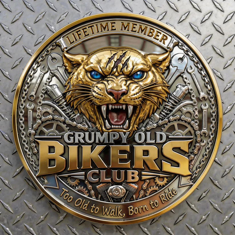 🏆NEW YEAR 60% OFF - Grumpy Old Bikers Commemorative Coin 🪙🏍️🔥