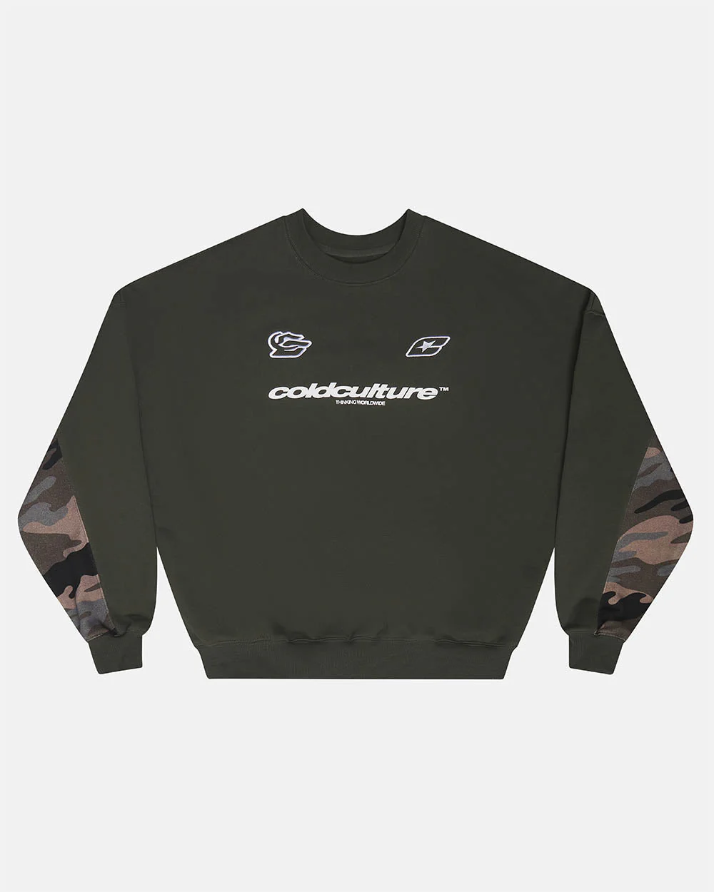RACING CREWNECK CAMO GREY