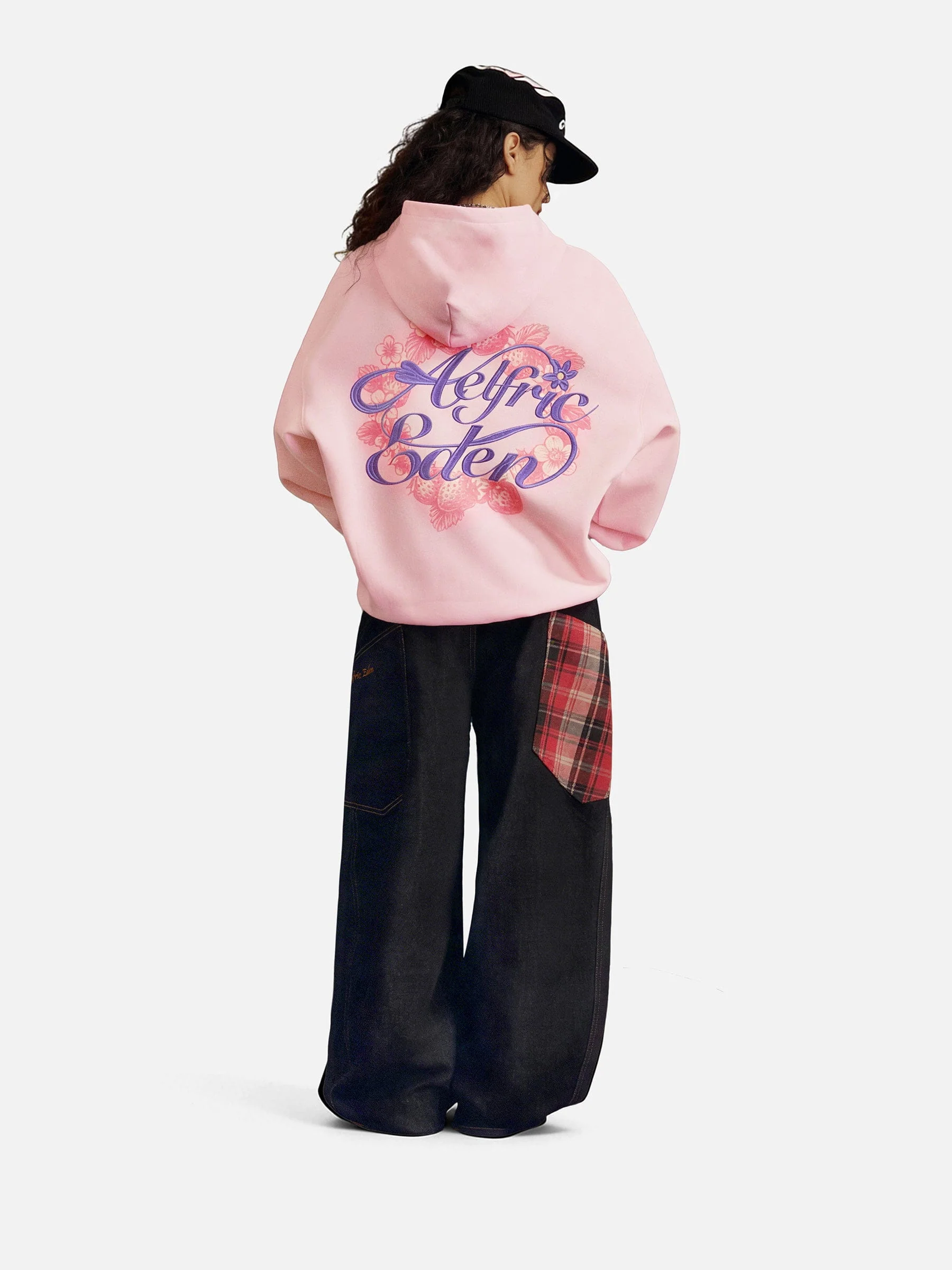 Aelfric Eden Strawberry Floral Pullover Hoodie