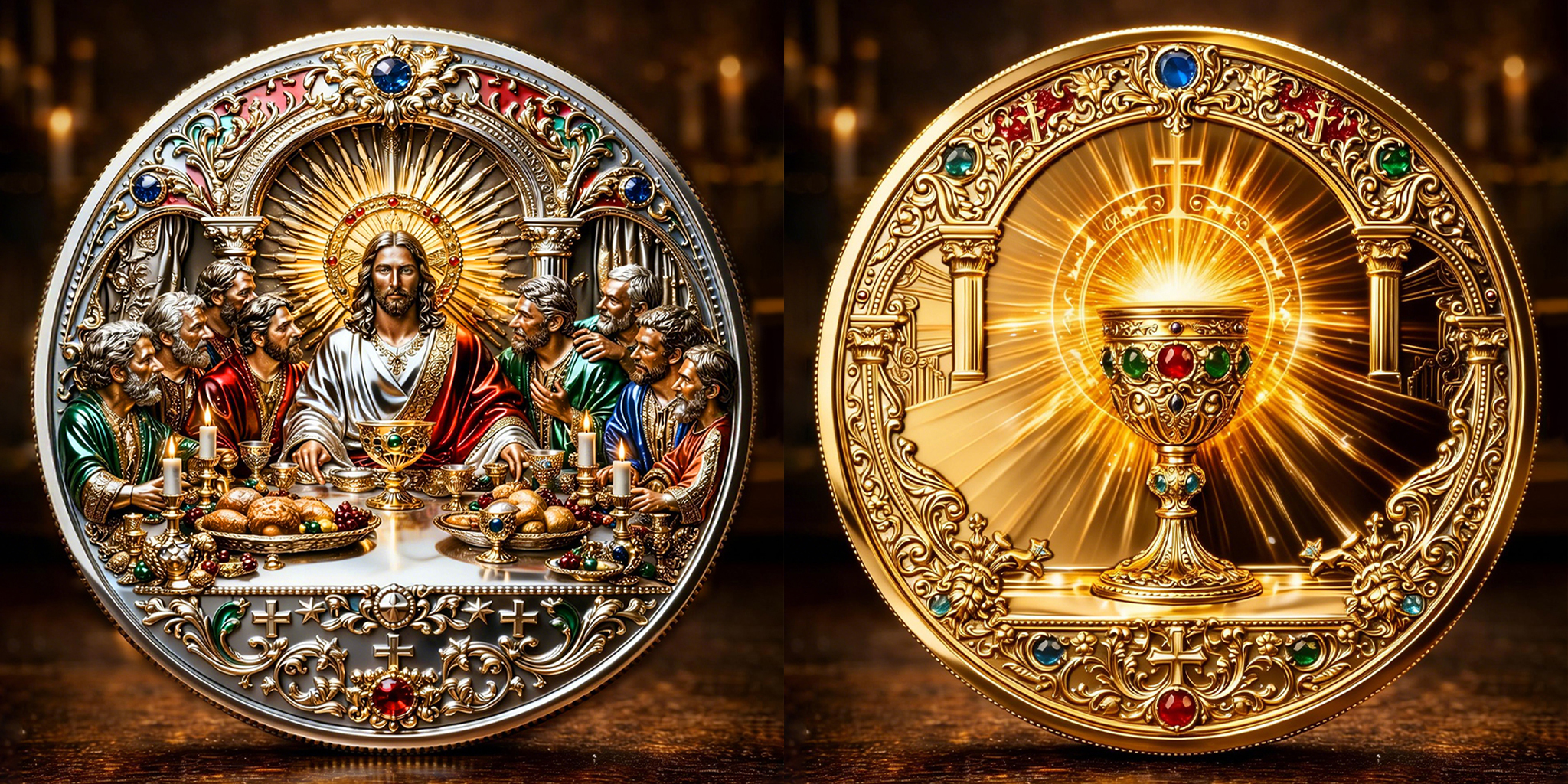 🎁Last Day 60% OFF - The Last Supper and Holy Grail Commemorative Coin