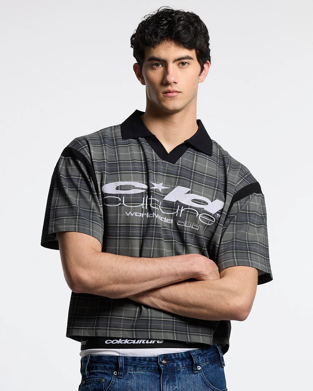 RAW CITY POLO TARTAN