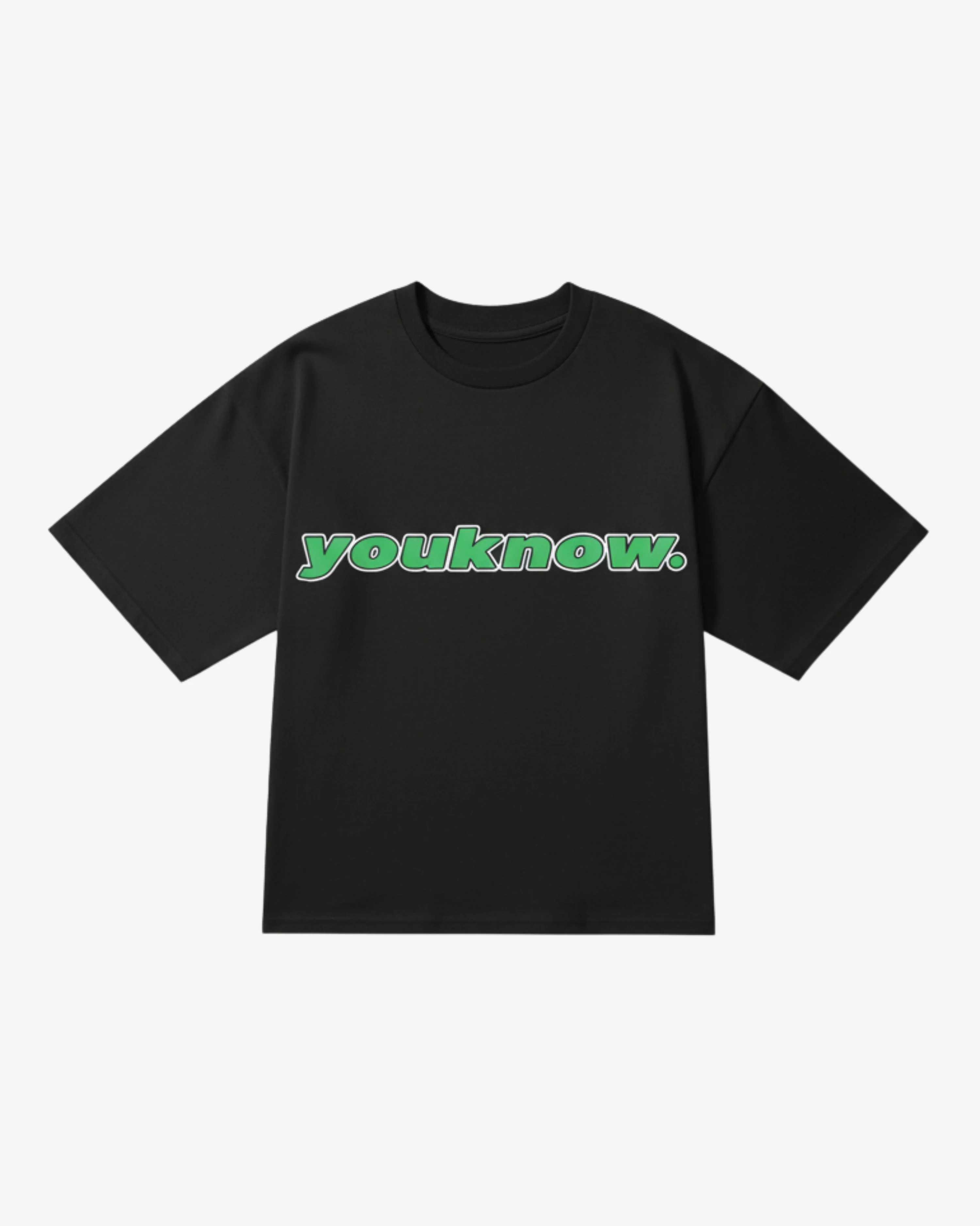 Puff Print Box Tee | Black