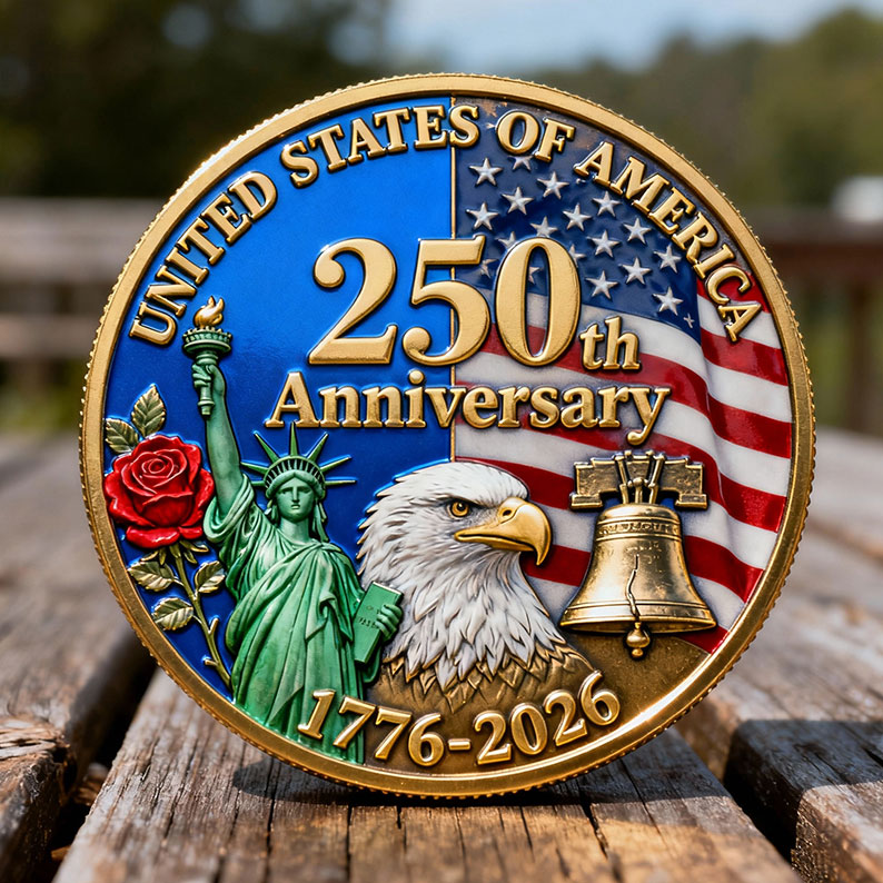250th Anniversary Independence Commemorative Coin