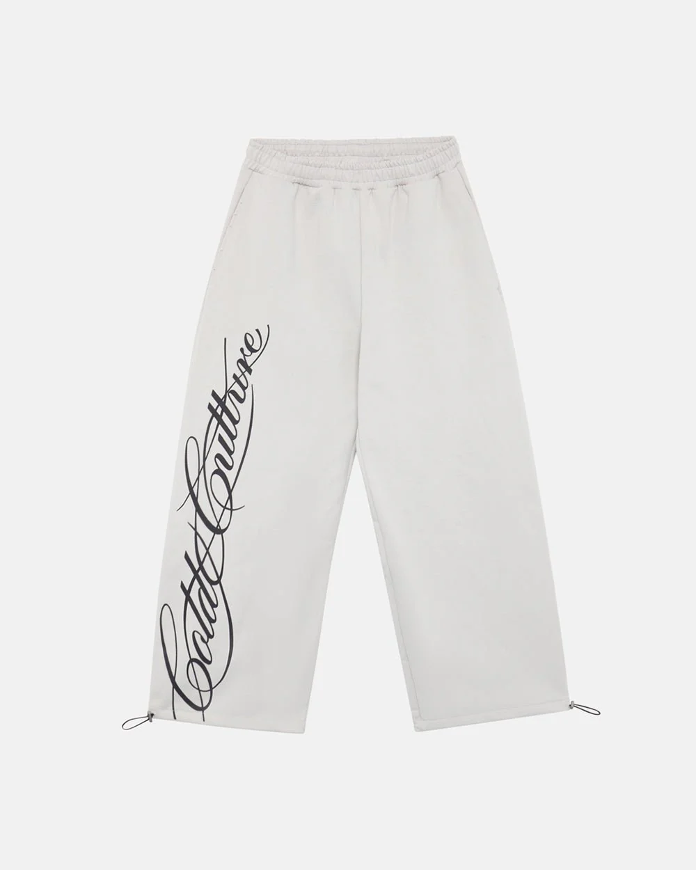 SCRIPT SWEATPANTS LIGHT GREY