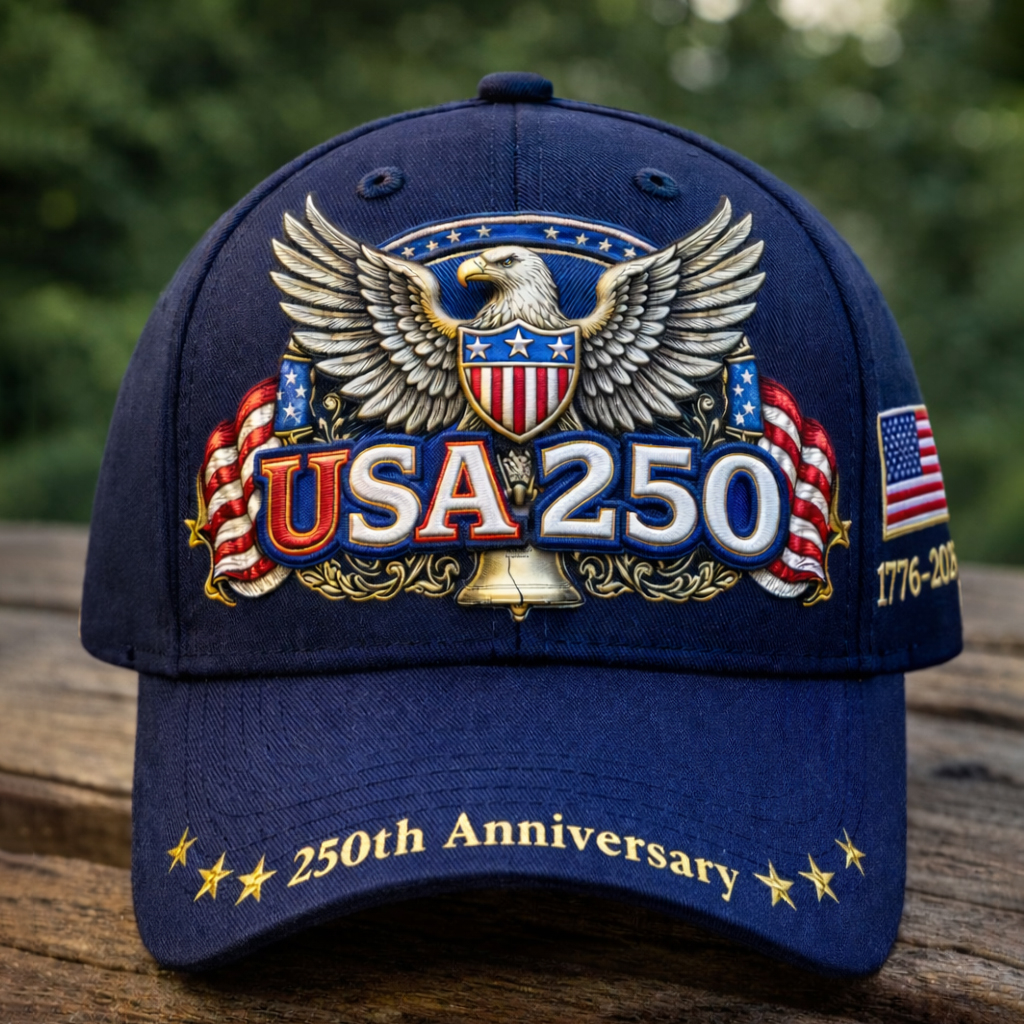 US 250th Anniversary Printed Casual Hat