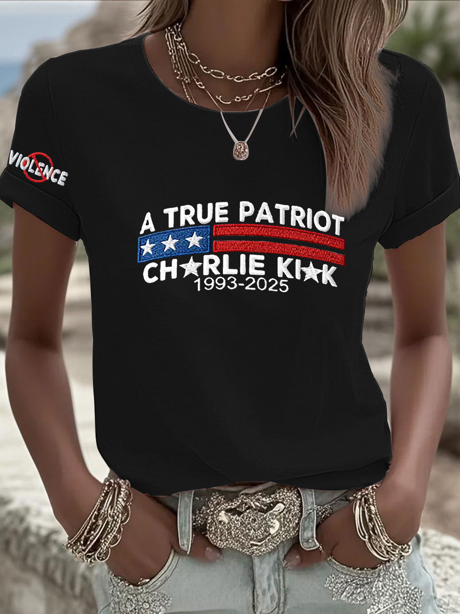 Women's Freedom Is Not Free R.I.P Charlie Kirk Short Sleeve T-Shirt