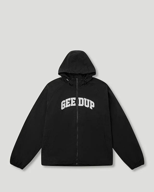 Team Logo Spray Jacket Black/White