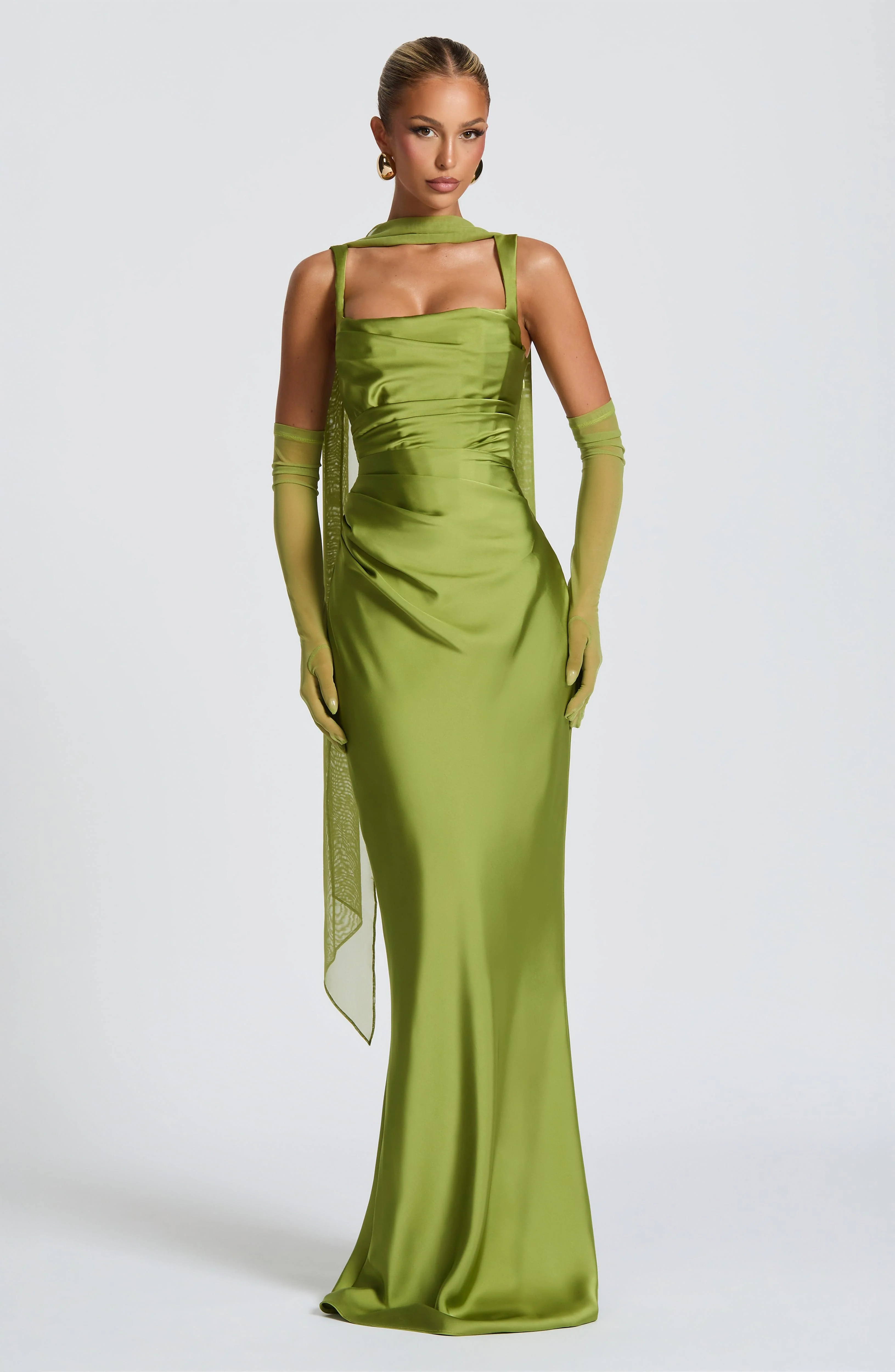 Calanthe Maxi Dress - Olive