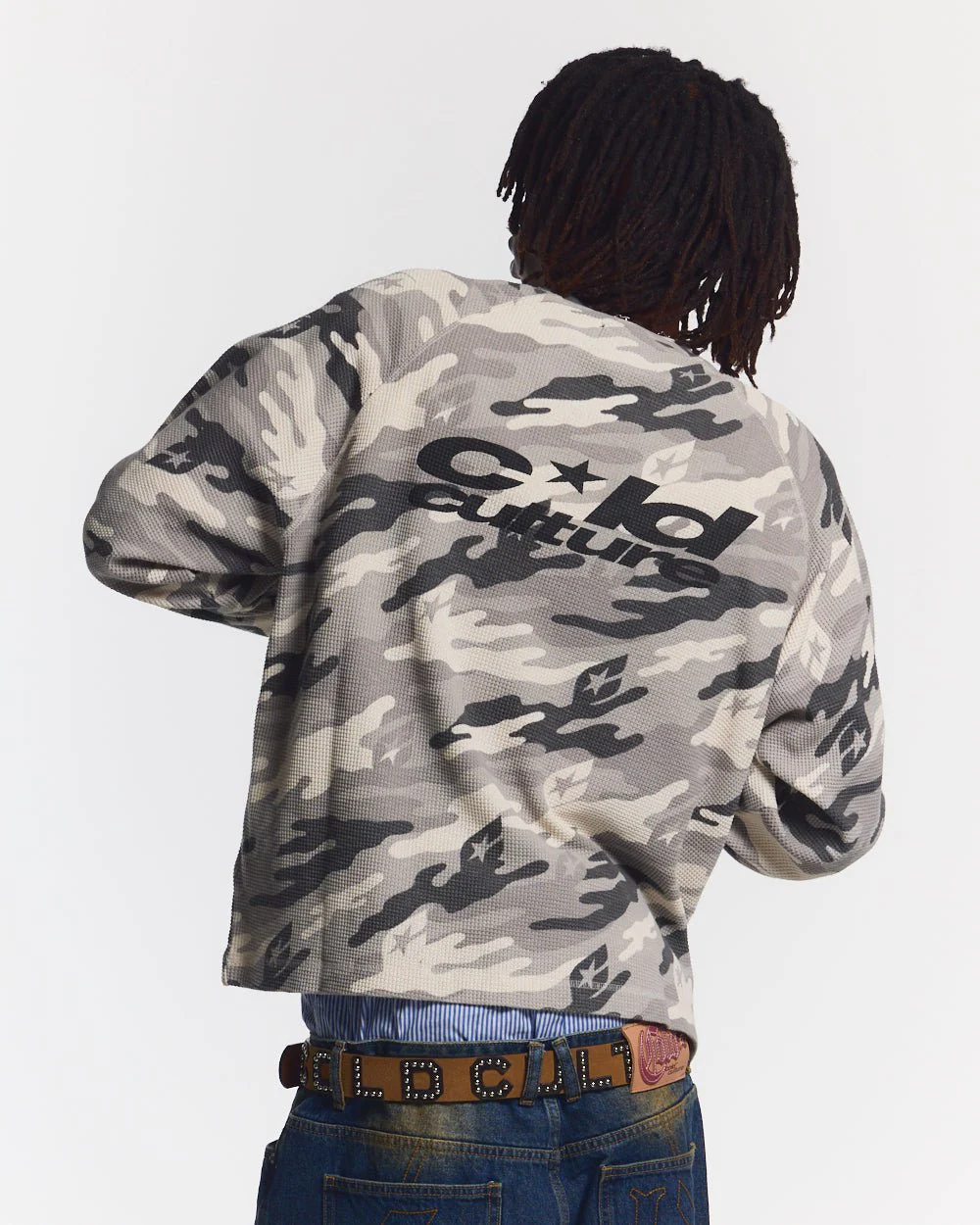 CAMO THERMAL LONGSLEEVE TEE GREY